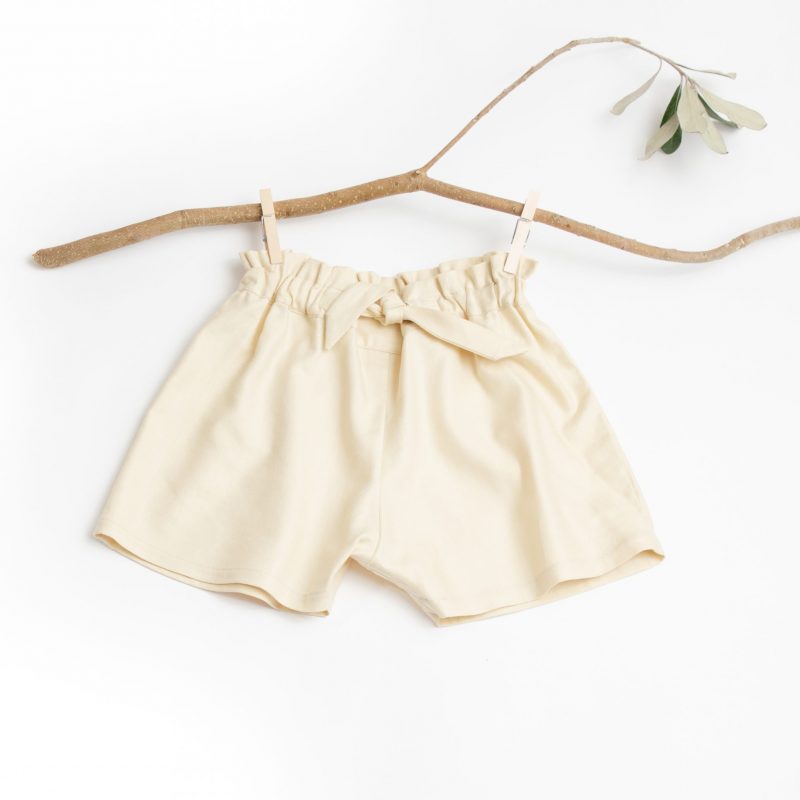 Cream shorts